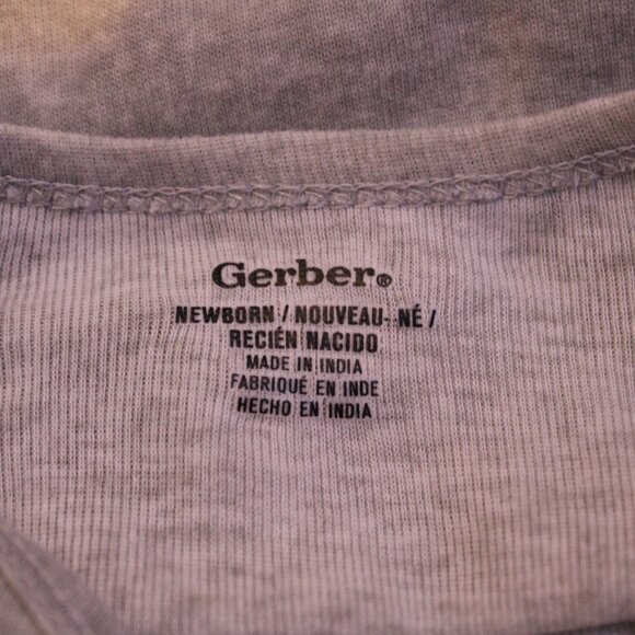 Gerber Unisex Newborn "Over the Moon For You" Short Sleeve Onesie Bodysuit - Picture 6 of 6